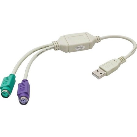Syba The Usb To Ps/2 Adapter Allows User To Use Ps/2 Compatible Mouse And SY-USB-PS2